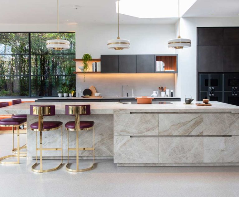 Kitchen and living